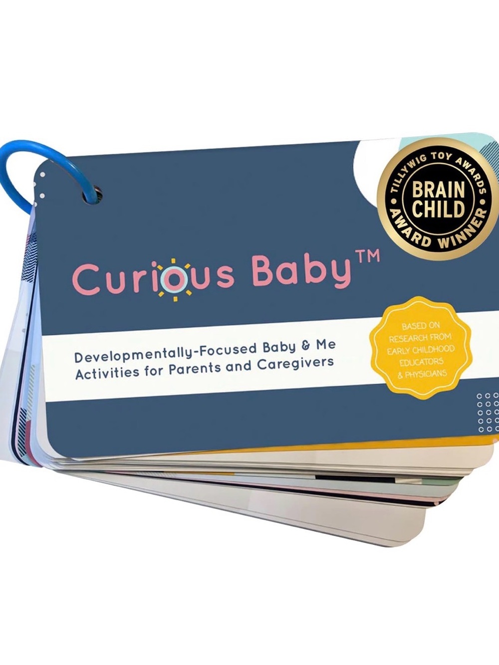 Curious Baby Activity Cards with 40+ Activities for Baby & Me for 0-12 Months